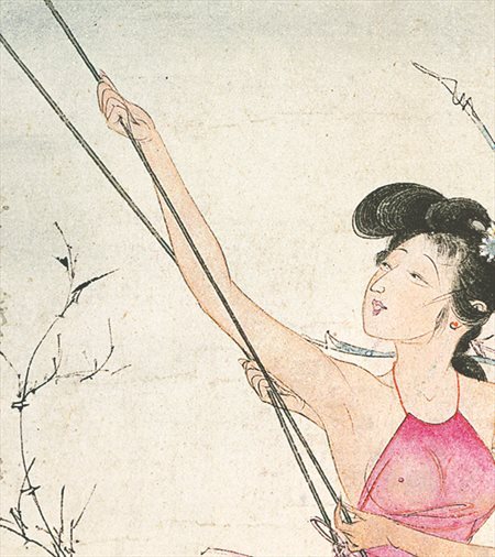 莱阳-胡也佛的仕女画和最知名的金瓶梅秘戏图